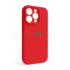 Чохол Full Silicone Case для Apple iPhone 15 Pro red (14) закрита камера TPS-2710000291923