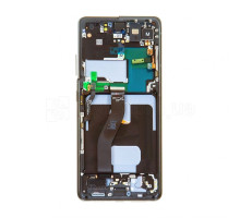 Дисплей (LCD) для Samsung Galaxy S21 Ultra/G998 (2021) з тачскріном та рамкою black (Oled) Original Quality TPS-2710000292227 2710000292227