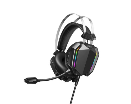 Навушники XO GE-07 ігрові RGB black