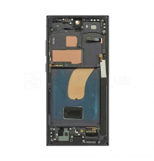 Дисплей (LCD) для Samsung Galaxy S23 Ultra/S918 (2023) з тачскріном та рамкою black Original Quality (переклеєне скло) TPS-2710000293910