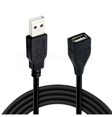 Подовжувач USB AM - USB AF 1.5м black