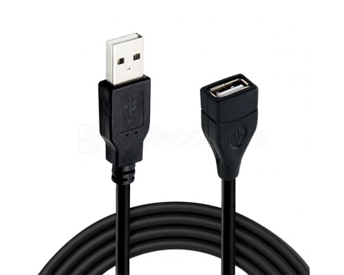 Подовжувач USB AM - USB AF 1.5м black