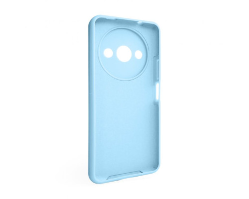 Чохол Full Silicone Case для Xiaomi Redmi A3 light blue (05) (без логотипу)