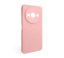 Чохол Full Silicone Case для Xiaomi Redmi A3 light pink (12) (без логотипу)