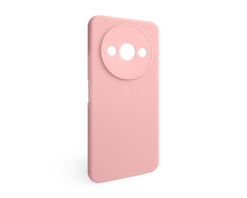 Чохол Full Silicone Case для Xiaomi Redmi A3 light pink (12) (без логотипу)