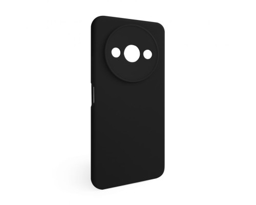 Чохол Full Silicone Case для Xiaomi Redmi A3 black (18) (без логотипу)