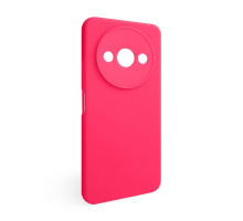 Чохол Full Silicone Case для Xiaomi Redmi A3 fluorescent rose (37) (без логотипу)