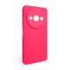 Чохол Full Silicone Case для Xiaomi Redmi A3 fluorescent rose (37) (без логотипу)