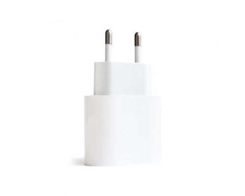 Мережевий зарядний пристрій (адаптер) для Apple iРhone A2347 PD / 20W white High Quality carton box logo