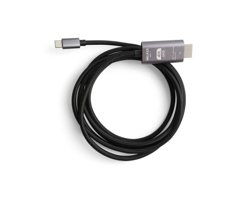 Кабель WALKER WHD-57 HDMI to Type-C 2м grey (тех.пак.) TPS-2710000295525 2710000295525