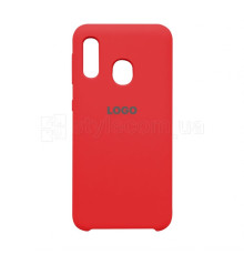 Чохол Original Silicone для Samsung Galaxy A20e/A202 (2019) red (14) TPS-2710000216988 2710000216988