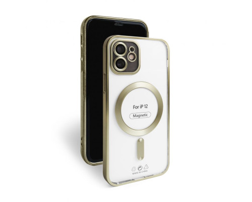 Чохол з функцією MagSafe для Apple iPhone 12 gold матовий