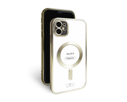 Чохол з функцією MagSafe для Apple iPhone 11 gold матовий