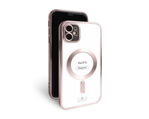 Чохол з функцією MagSafe для Apple iPhone 11 pink матовий