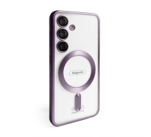 Чохол з функцією MagSafe для Samsung Galaxy S24/S921 (2024) violet матовий