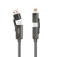 Кабель USB XO NB275 4в1 трансформер grey