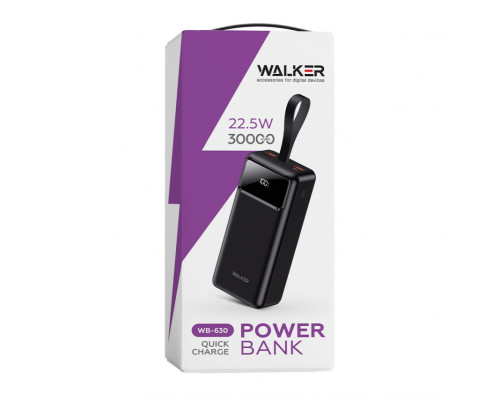 Power Bank WALKER WB-630 30000mAh black