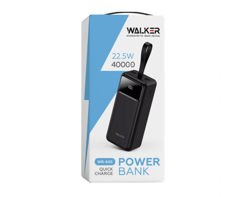 Power Bank WALKER WB-640 40000mAh black