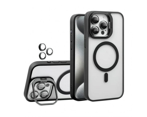 Чохол з функцією MagSafe для Apple iPhone 11 Pro з підставкою та захистом для камер black (3) TPS-2710000300113 2710000300113