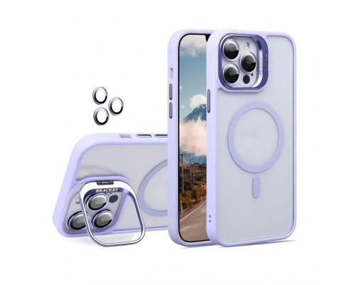 Чохол з функцією MagSafe для Apple iPhone 11 Pro з підставкою та захистом для камер lilac (8) TPS-2710000300168 2710000300168