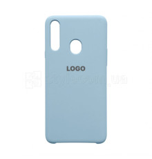 Чохол Original Silicone для Samsung Galaxy A20s/A207 (2019) light blue (05)