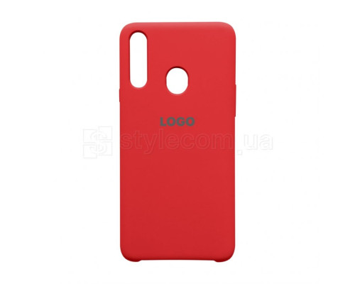 Чохол Original Silicone для Samsung Galaxy A20s/A207 (2019) red (14)