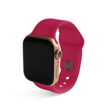 Ремінець для Apple Watch Sport Band силіконовий 38/40мм S/M strawberry / полуничний (61)