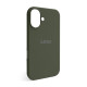 Чохол Full Silicone Case для Apple iPhone 16 olive (35)