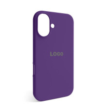 Чохол Full Silicone Case для Apple iPhone 16 purple (34)