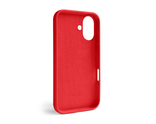 Чохол Full Silicone Case для Apple iPhone 16 red (14)