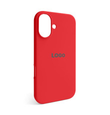 Чохол Full Silicone Case для Apple iPhone 16 red (14)