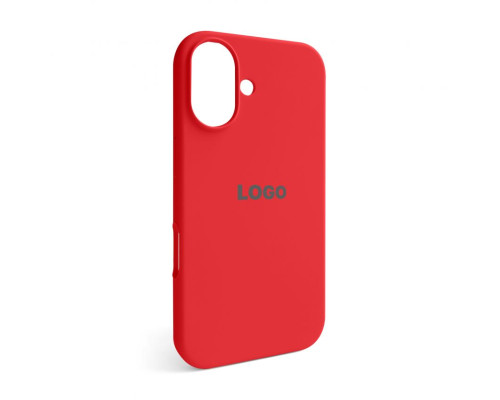 Чохол Full Silicone Case для Apple iPhone 16 red (14)