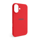 Чохол Full Silicone Case для Apple iPhone 16 red (14)