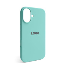 Чохол Full Silicone Case для Apple iPhone 16 ice blue (21)