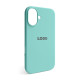 Чохол Full Silicone Case для Apple iPhone 16 ice blue (21)