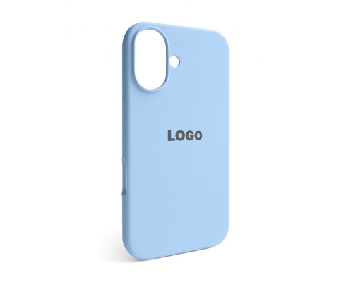 Чохол Full Silicone Case для Apple iPhone 16 light blue (05)