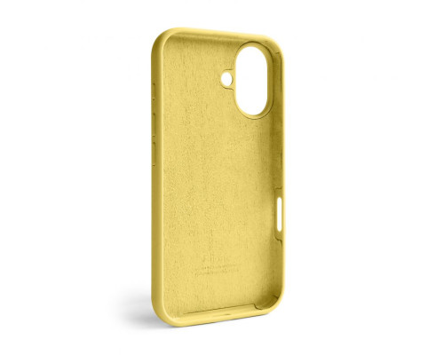 Чохол Full Silicone Case для Apple iPhone 16 yellow (04)