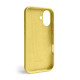 Чохол Full Silicone Case для Apple iPhone 16 yellow (04)