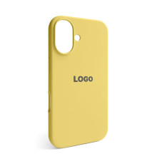 Чохол Full Silicone Case для Apple iPhone 16 yellow (04)