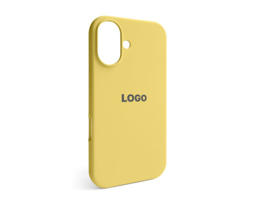 Чохол Full Silicone Case для Apple iPhone 16 yellow (04)