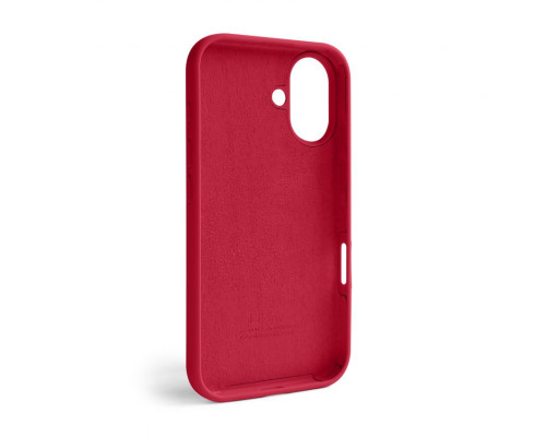 Чохол Full Silicone Case для Apple iPhone 16 rose red (37)