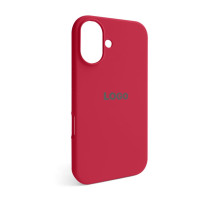 Чохол Full Silicone Case для Apple iPhone 16 rose red (37)