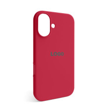 Чохол Full Silicone Case для Apple iPhone 16 rose red (37)