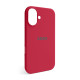 Чохол Full Silicone Case для Apple iPhone 16 rose red (37)