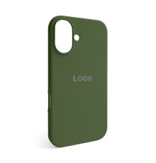 Чохол Full Silicone Case для Apple iPhone 16 army green (45)