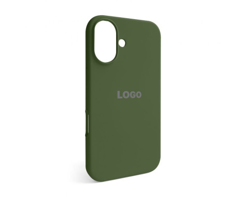 Чохол Full Silicone Case для Apple iPhone 16 army green (45)