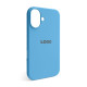 Чохол Full Silicone Case для Apple iPhone 16 cornflower (53)