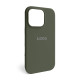 Чохол Full Silicone Case для Apple iPhone 16 Pro olive (35)