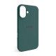 Чохол Full Silicone Case для Apple iPhone 16 pine green (55)