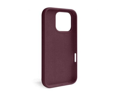 Чохол Full Silicone Case для Apple iPhone 16 Pro maroon (42)